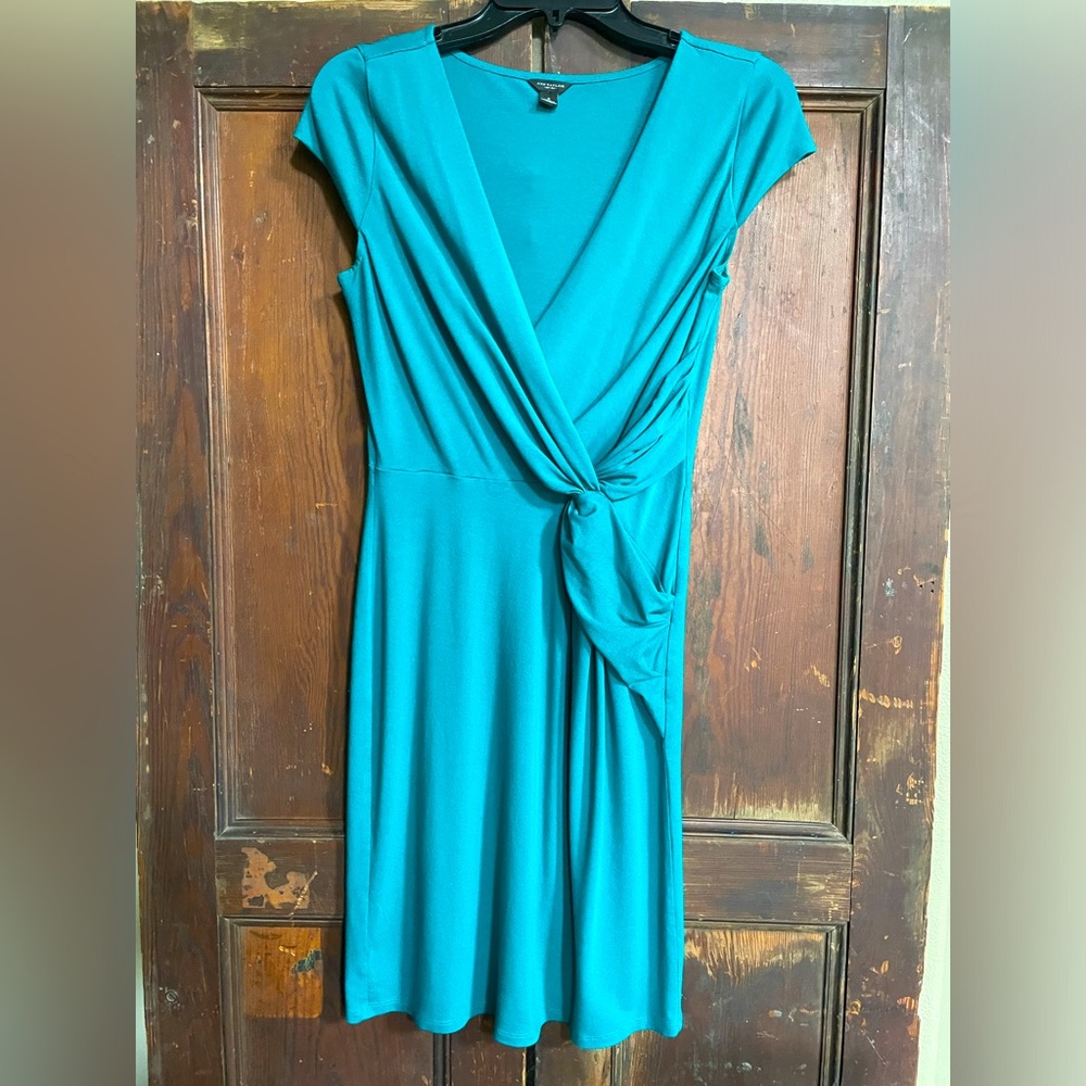 Ann Taylor wrap front dress size 2